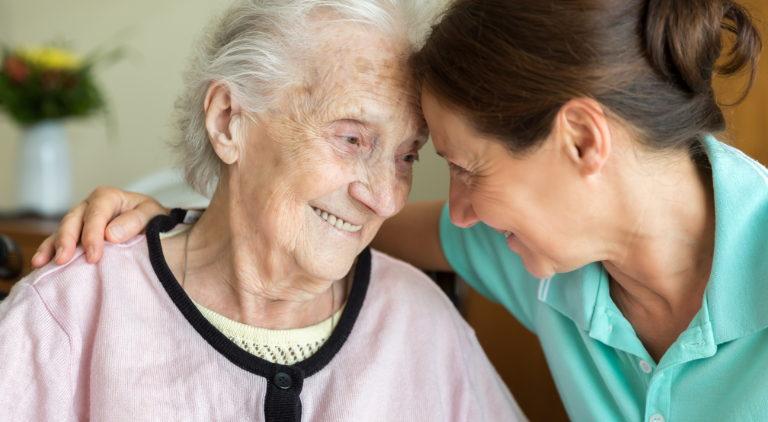 Caregiver with a Senior