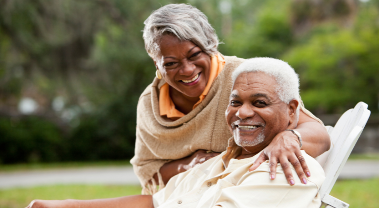 Senior Couple Smiling