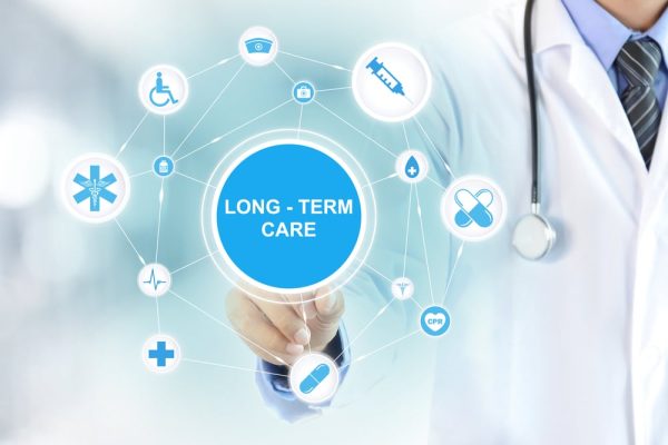 Long-term senior care graphic